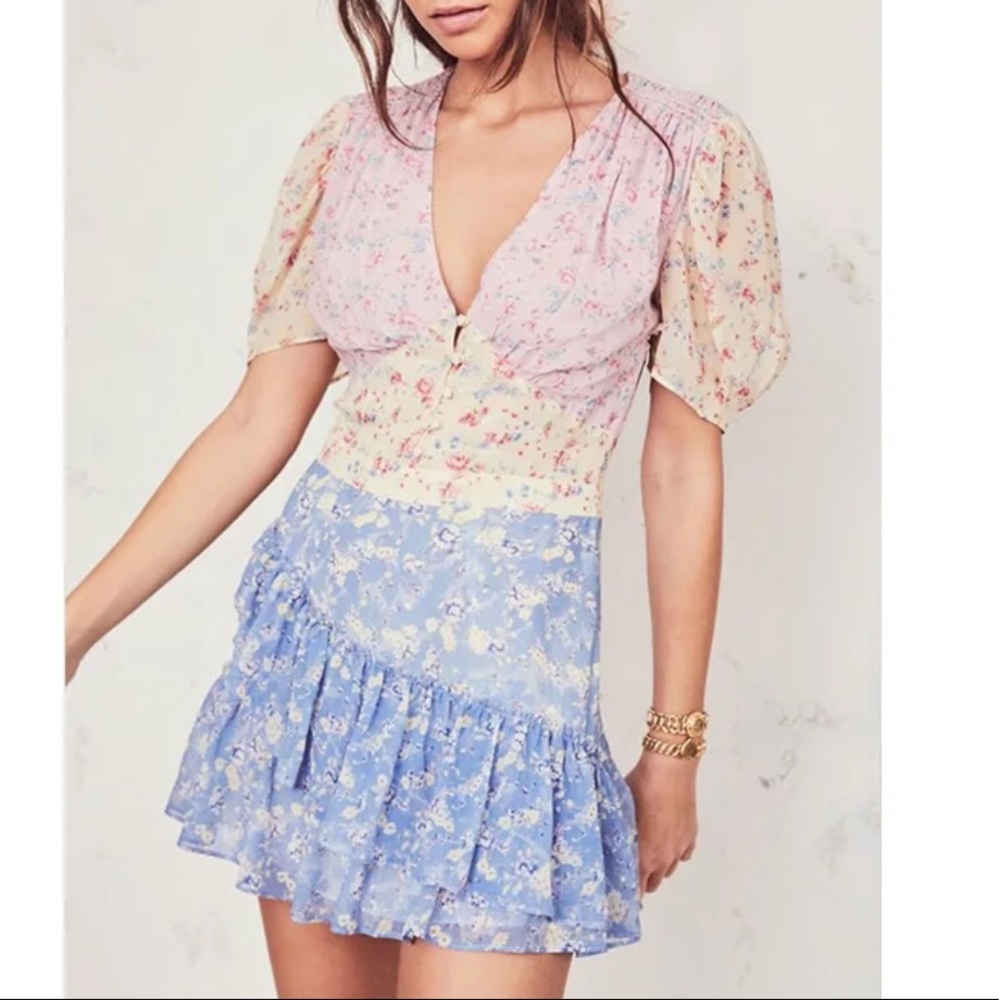 Boho Ruffle Dress Size Small